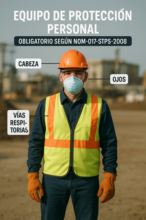 NOM-017-STPS-2008 Equipo de protección personal-Selección, uso y manejo en los centros de trabajo